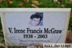 V Irene Francis Mcgraw