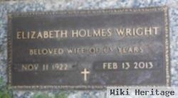 Martha Elizabeth Holmes Wright