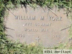 William M York