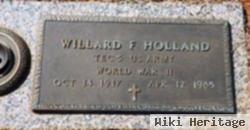 Willard F Holland