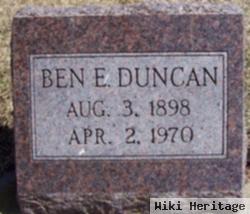 Benjamin Edwin Duncan