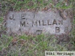 J. E. Mcmillan