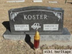 Bernard A "bud" Koster