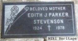 Edith J. Parker Stevenson