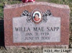 Willa Mae Jones Sapp