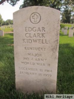 Maj Edgar Clark Kidwell