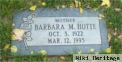 Barbara M. Burghart Hotte