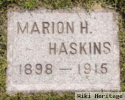 Marion H Haskins