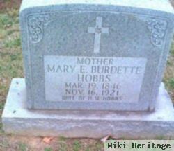 Mary Elizabeth Burdette Hobbs