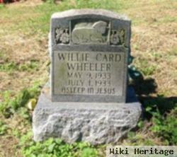 Willie Card Wheeler