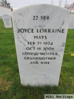 Joyce Lorraine Hays