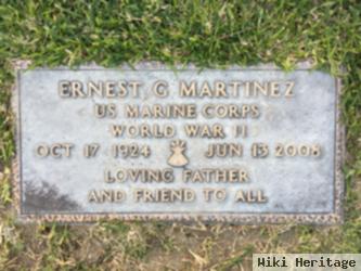 Ernest G Martinez