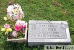 Barbara E Burns