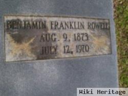 Benjamin Franklin Rowell