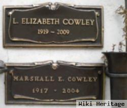 Marshall E. Cowley