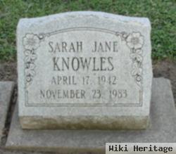 Sarah Jane Knowles