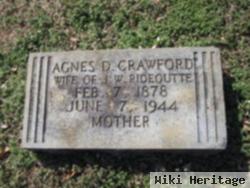 Agnes Dunlap Crawford Rideoutte