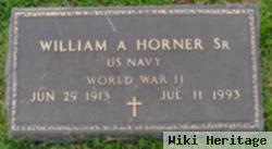 William A Horner, Sr