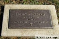 Pvt Robert A Mccorkle