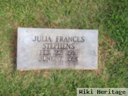 Julia Frances Stephens