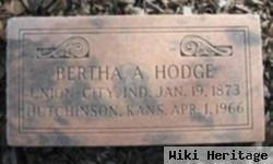 Bertha A Hodge