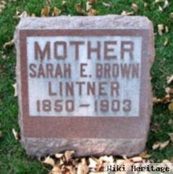 Sarah Emily Brown Lintner