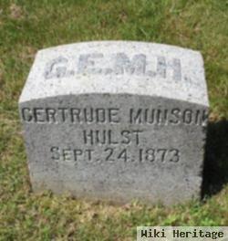 Gertrude E. Munson Hulst