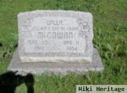 William E "willie" Mcgowan