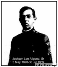 Rev Jackson Lee Allgood, Sr