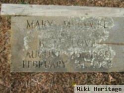 Mary Elizabeth Mcelwee Love