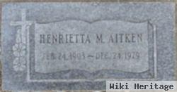 Henrietta M Aitken