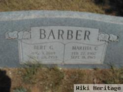 Martha C Barber