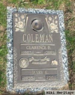 Clarence D "shorty" Coleman