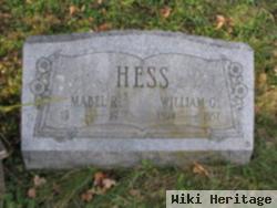 William G Hess