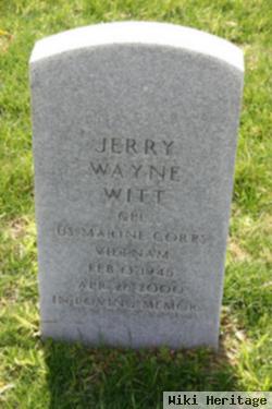 Jerry Wayne Witt