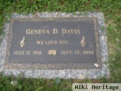 Geneva D Davis