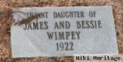 Infant Daughter Wimpey