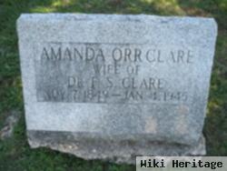 Amanda Jane Orr Clare