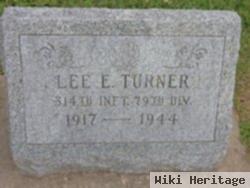 Sgt Lee E. Turner