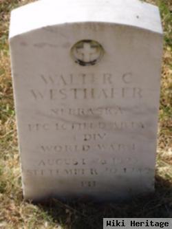 Pfc Walter C Westhafer