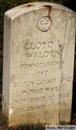 Pvt Lloyd Leighton Walden