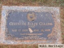 Gertrude "mae" Rolfe Collins