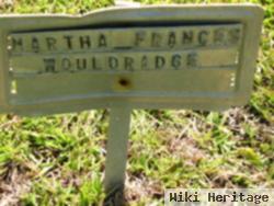 Martha Frances Wouldridge