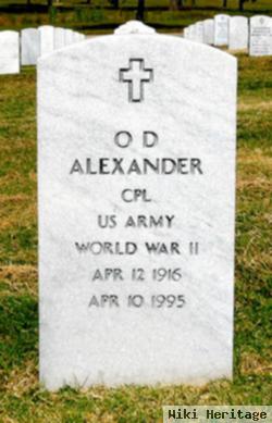 O. D. Alexander