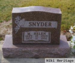 M Helen Snyder