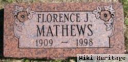 Florence J Mathews