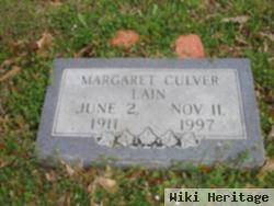 Margaret Elizabeth Culver Lain