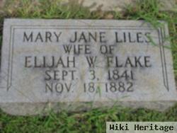 Mary Jane Liles Flake