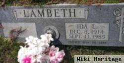 Ida L Lambeth