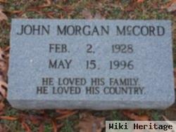 John Morgan Mccord